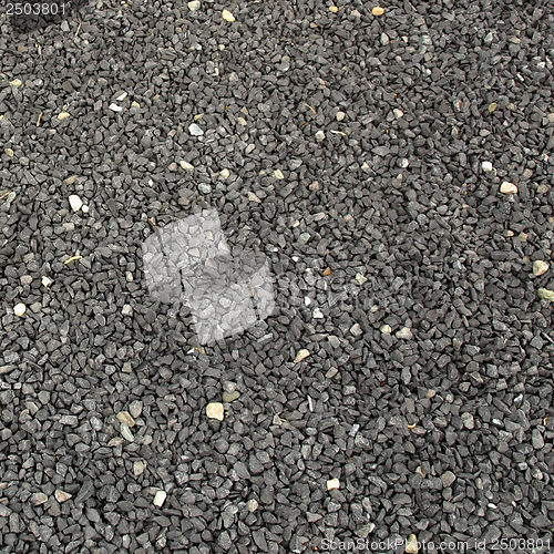 Image of Black gravel