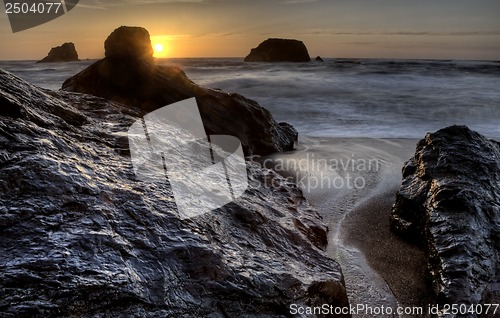 Image of Sunset Bandon Oregon