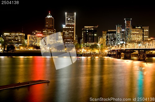 Image of Night Shot Portland Oregon