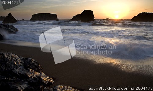 Image of Sunset Bandon Oregon