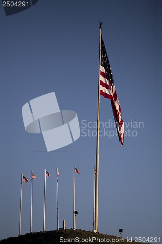 Image of Ameriican Flags