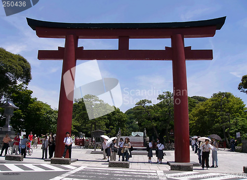 Image of japanese temple gate