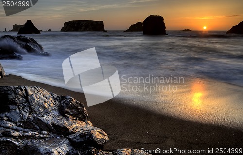 Image of Sunset Bandon Oregon