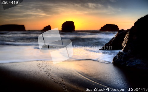 Image of Sunset Bandon Oregon