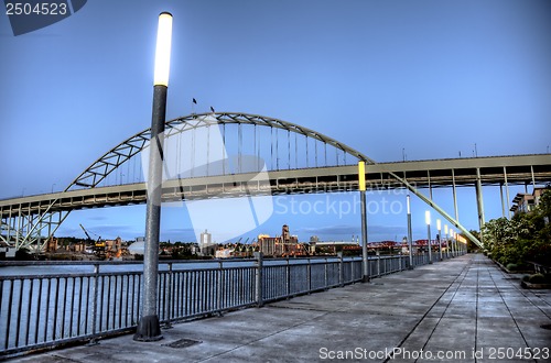 Image of Steel Bridge Portland Oregon