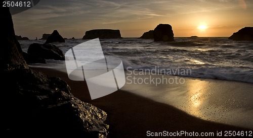 Image of Sunset Bandon Oregon