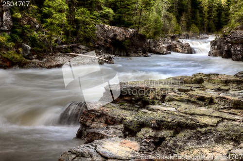 Image of Waterfall Glacier National Park