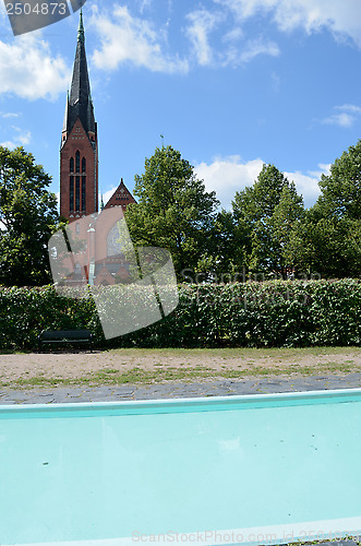 Image of Michael's church , Turku, Finland.