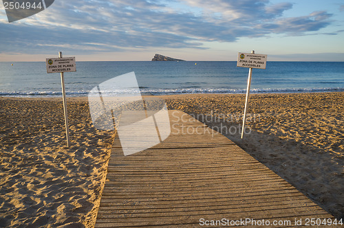 Image of Handicap access to a beach