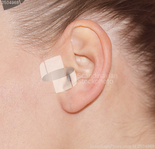 Image of woman ear