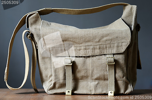 Image of vintage canvas bag 