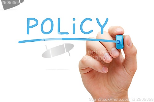 Image of Policy Blue Marker