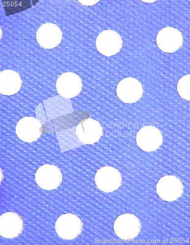 Image of White spots, blue background