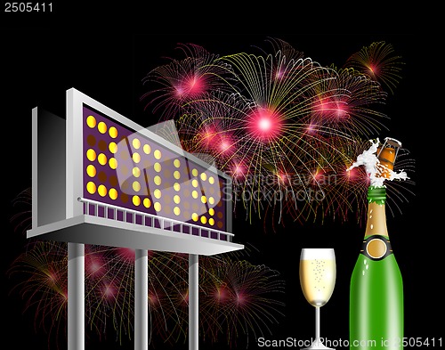 Image of Billboard Advertising New year 2015