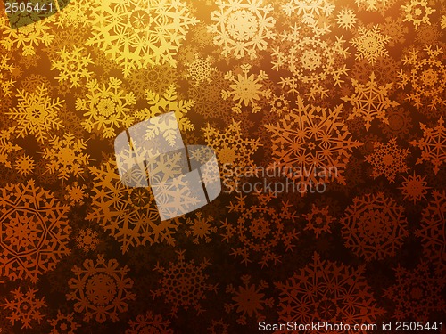 Image of Christmas background with snowflakes. EPS 10