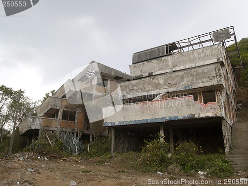 Image of Ruined apartment buildings