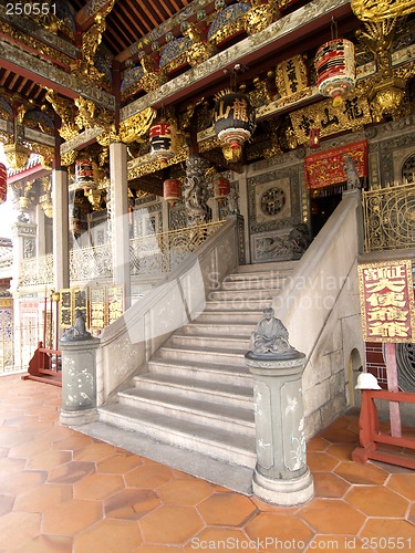 Image of Entrance of Chinese temple in Malaysia