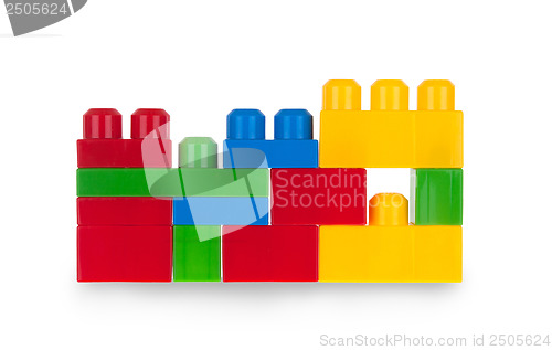 Image of Colorful plastic bricks