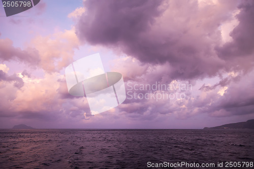 Image of evening sky