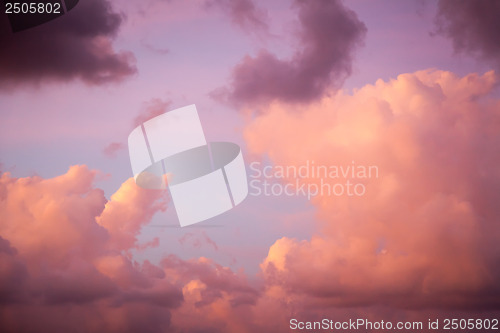 Image of evening sky