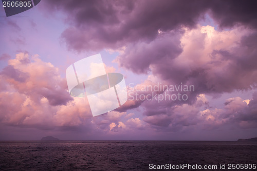 Image of evening sky