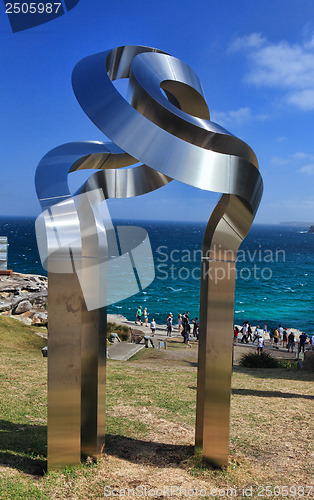 Image of Sculpture by the Sea exhibit at Bondi