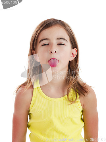 Image of Girl with tongue out