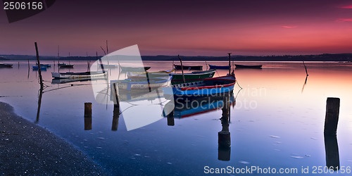 Image of Boats in the river