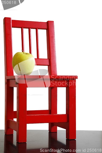 Image of Schoolchair and Apple