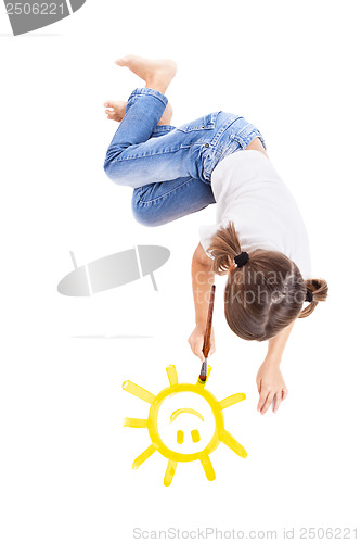 Image of Painting a happy sun