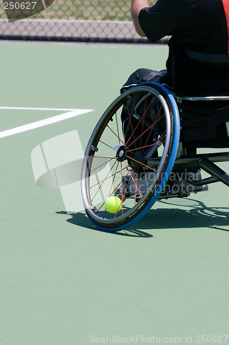 Image of Wheelchair Tennis Player