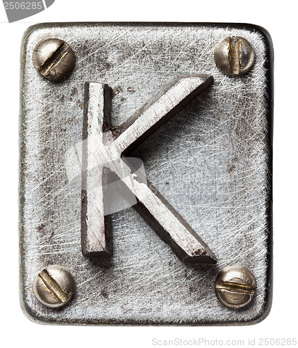 Image of Metal letter