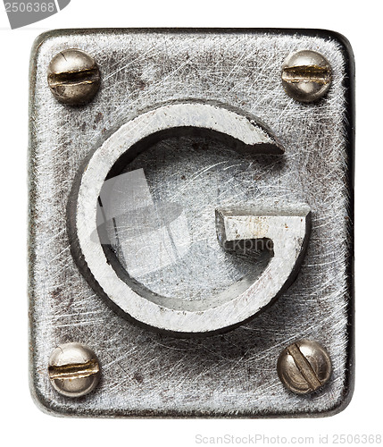 Image of Metal letter