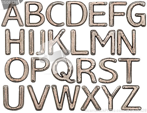 Image of Metal letters