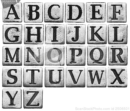 Image of Metal letters