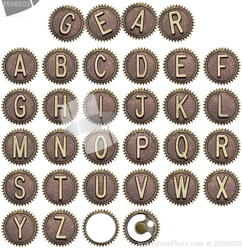 Image of Button alphabet