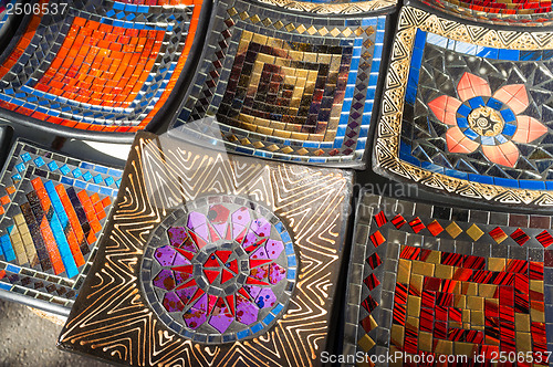 Image of Handcrafted enamel plates