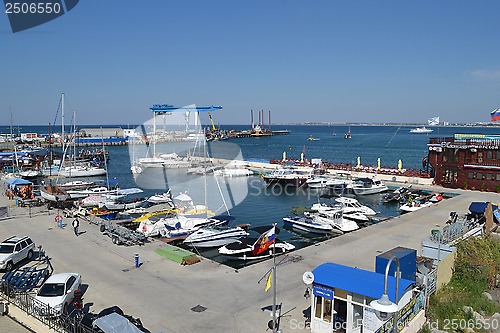 Image of Port, the mooring in Anapa, Krasnodar Krai