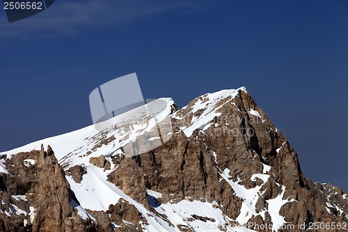 Image of Top of mountains in nice day