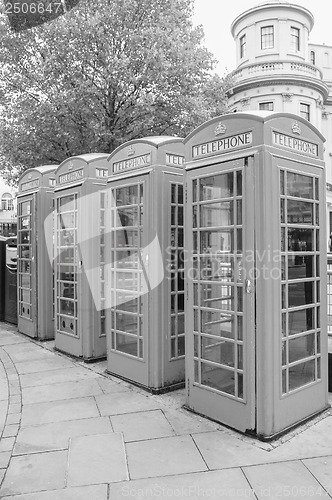Image of London telephone box