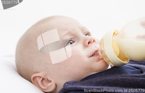 Image of nursling with milk bottle