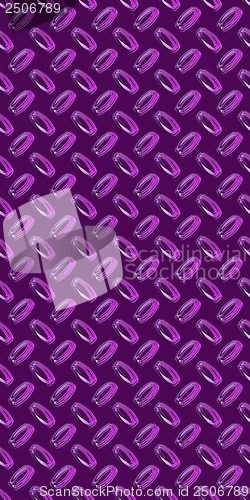 Image of Diamond purple toned metal background texture illuminated by sunlight