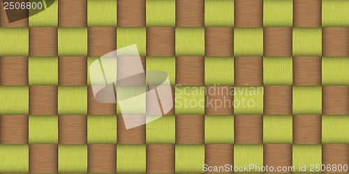 Image of background texture of woven bamboo