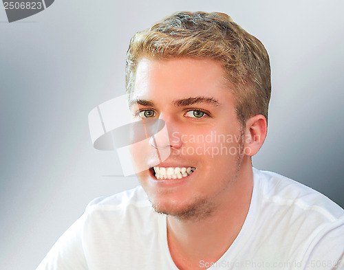 Image of Showing a white smile