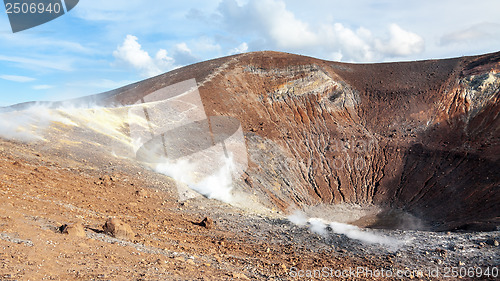 Image of Lipari Islands active volcano