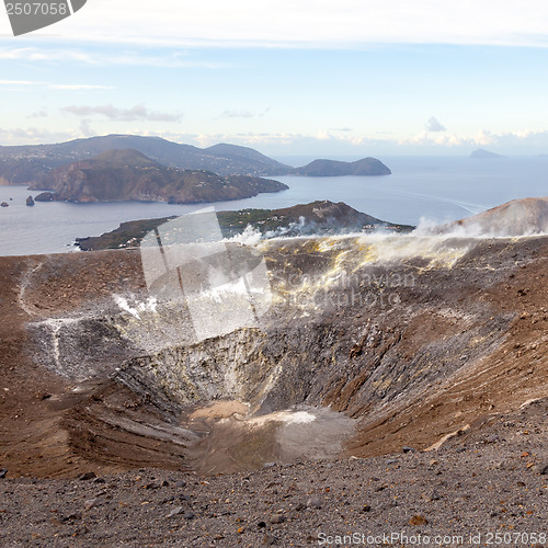 Image of Lipari Islands active volcano