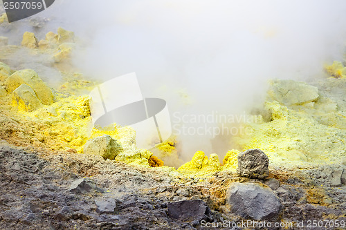 Image of Lipari Islands active volcano