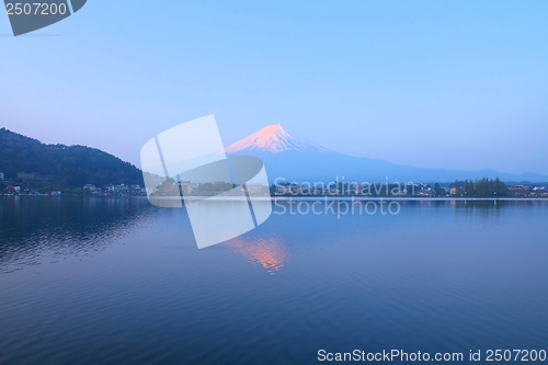 Image of Mount Fuji sunrise