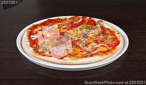 Image of meat pizza