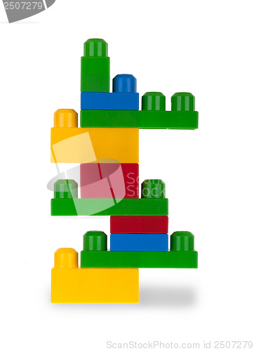 Image of Colorful plastic bricks